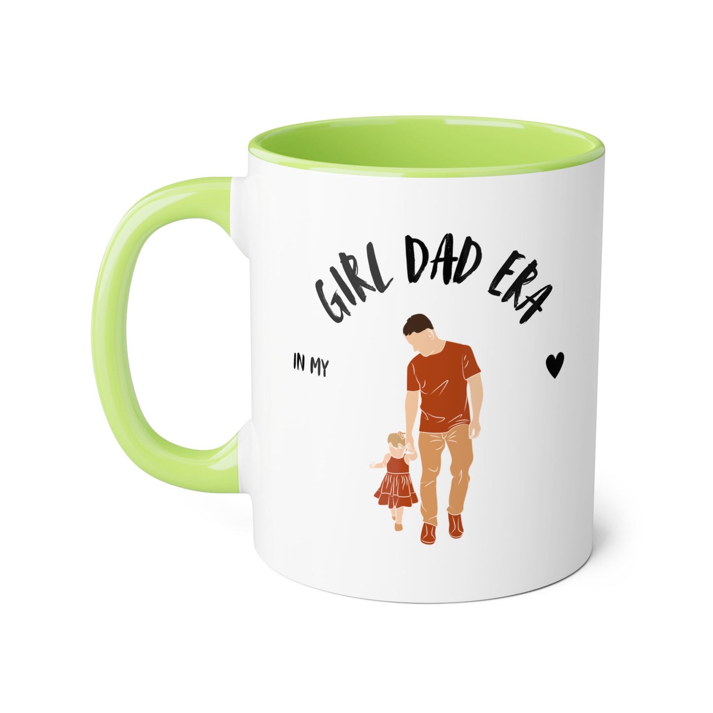 Girl Dad Era 2 Tone Mug