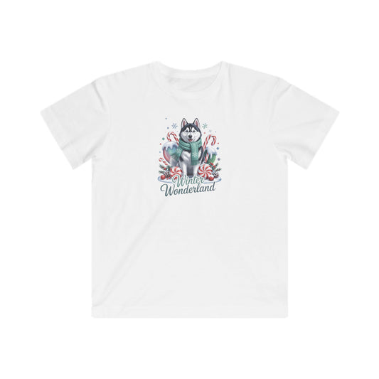Husky Holiday Kid's T-Shirt