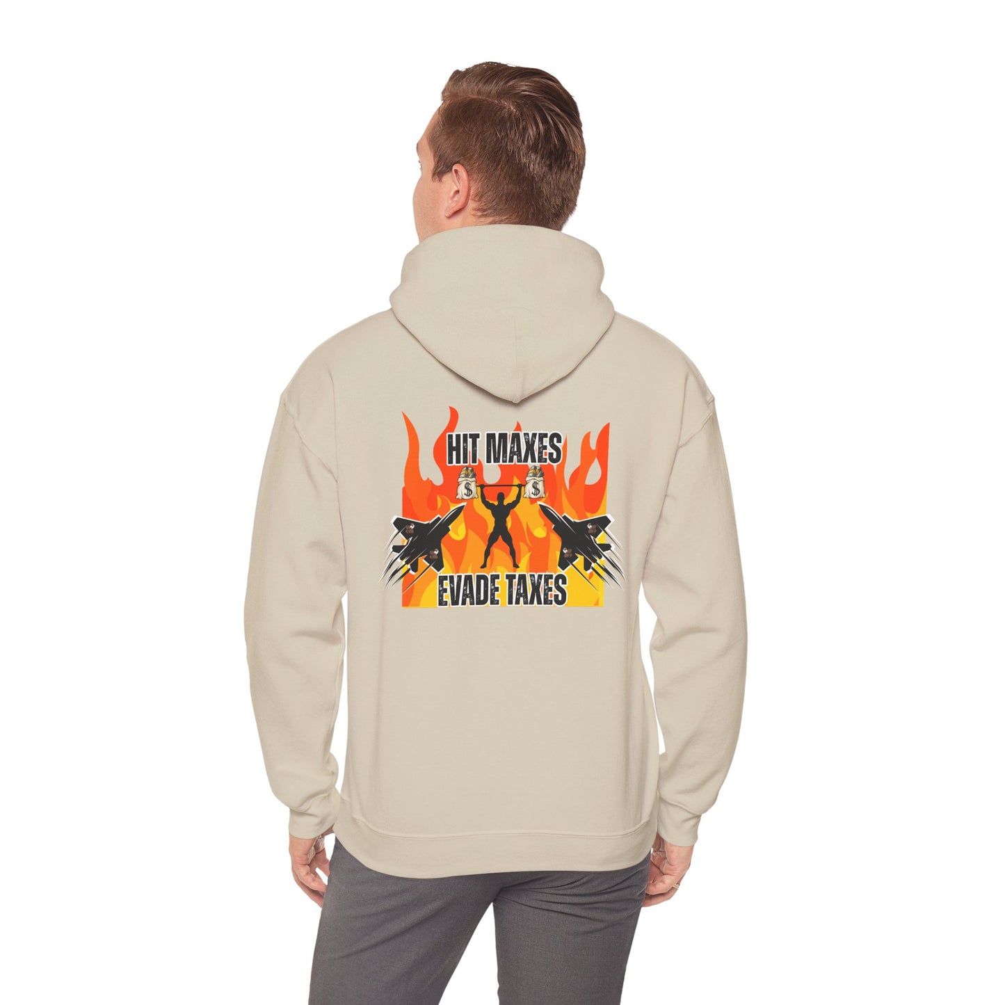 Hit Maxes Evade Taxes Men's Hoodie
