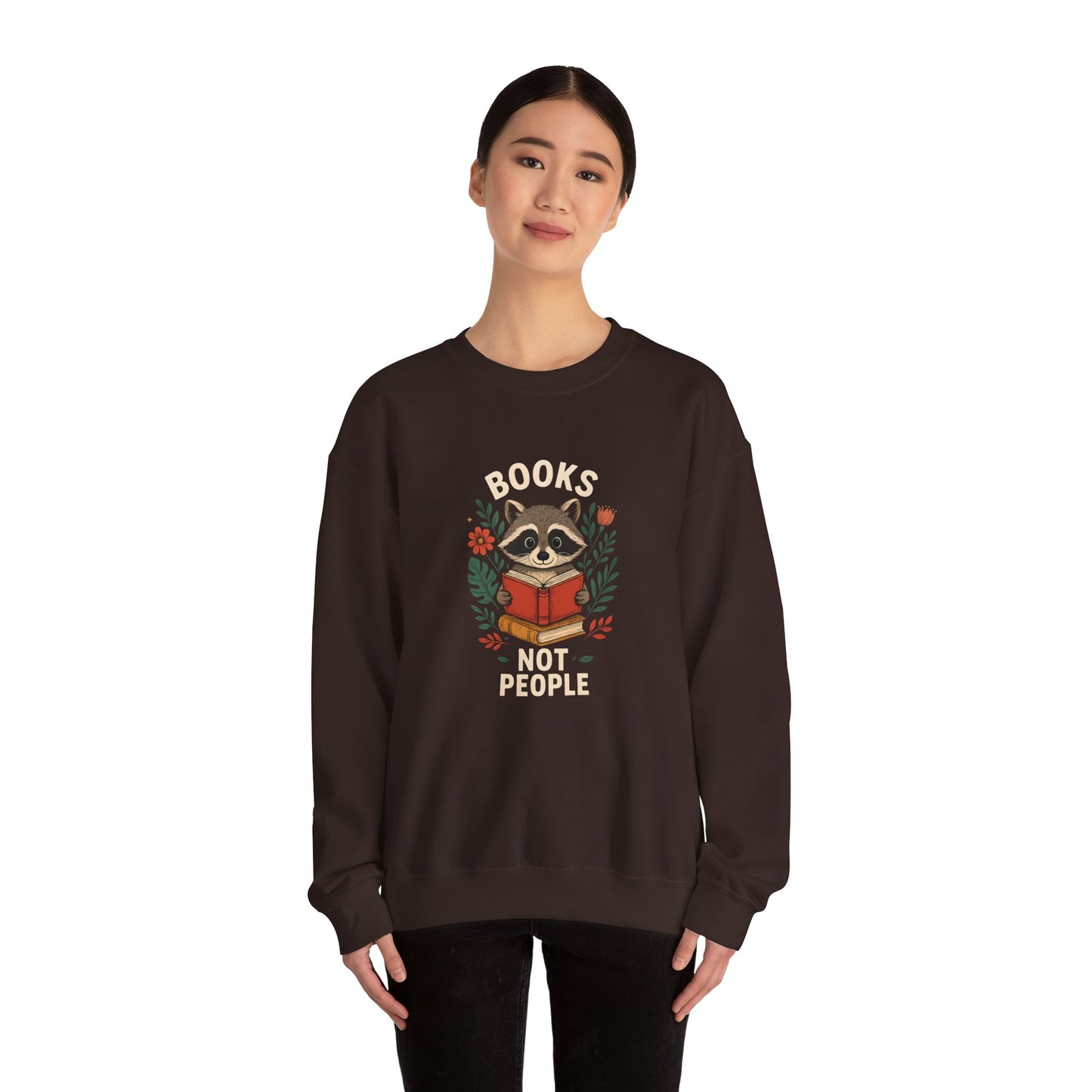 "Books Not People" Women's Crewneck