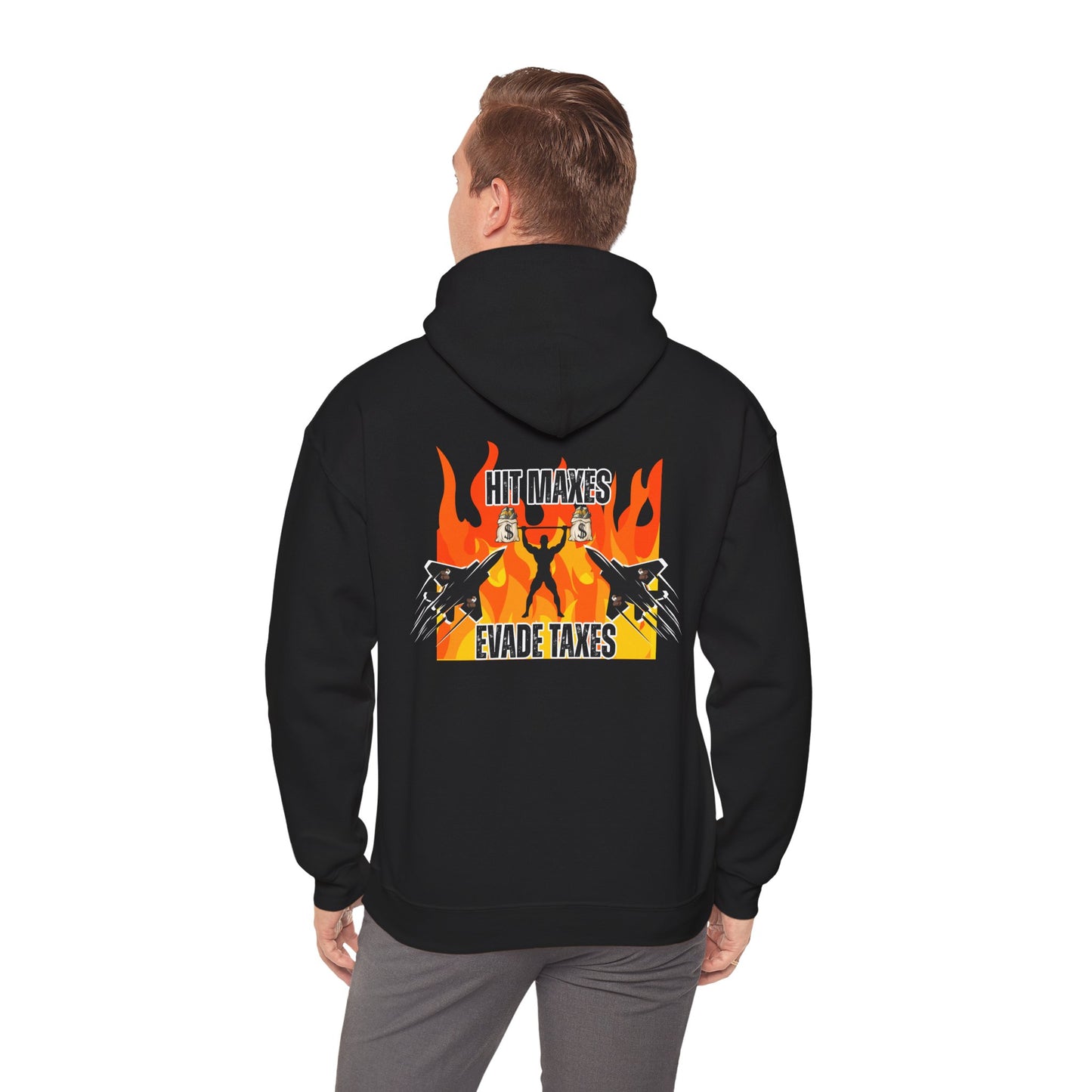 Hit Maxes Evade Taxes Men's Hoodie