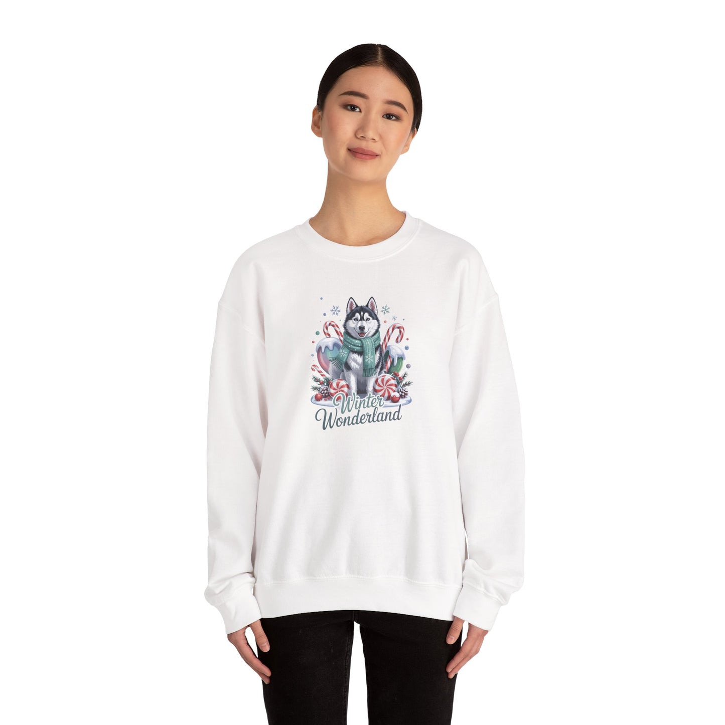 Husky Holiday Women's Crewneck