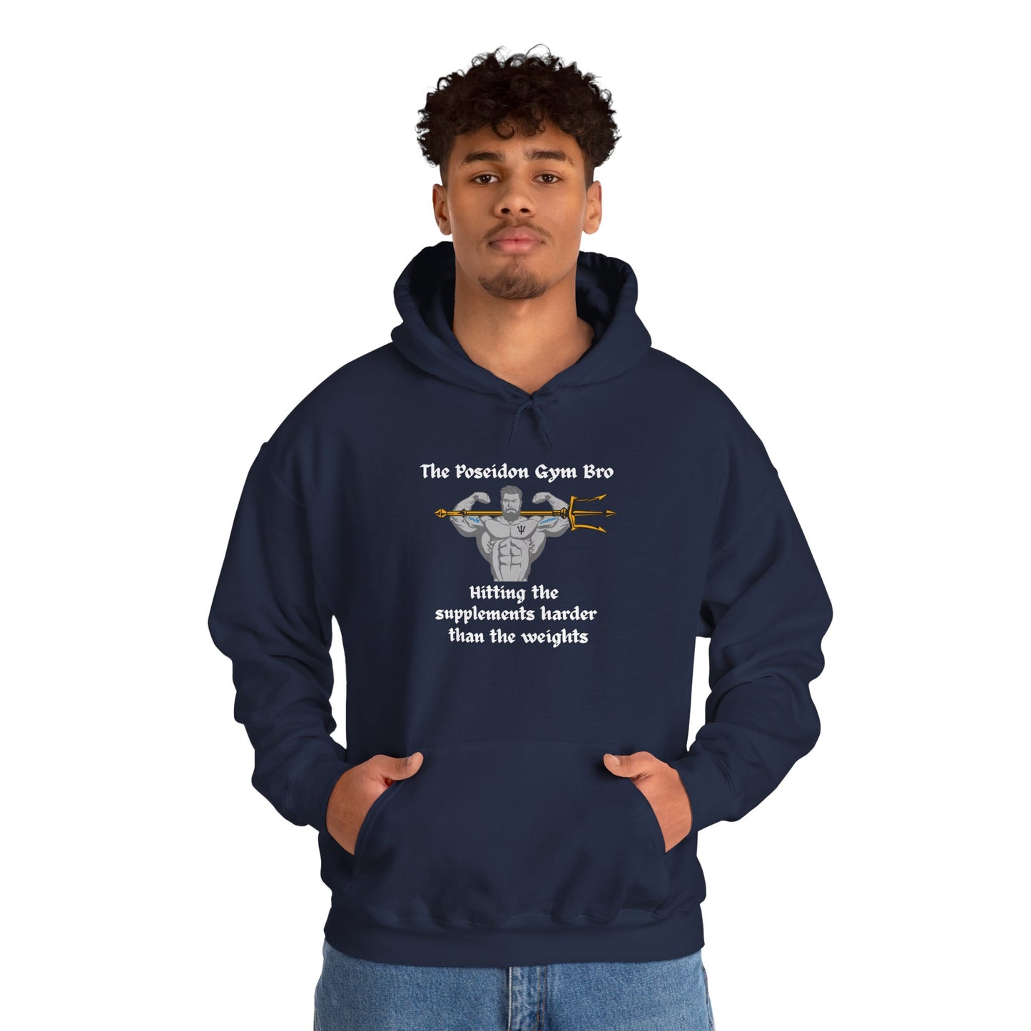 Poseidon Gym Bro Men's Hoodie