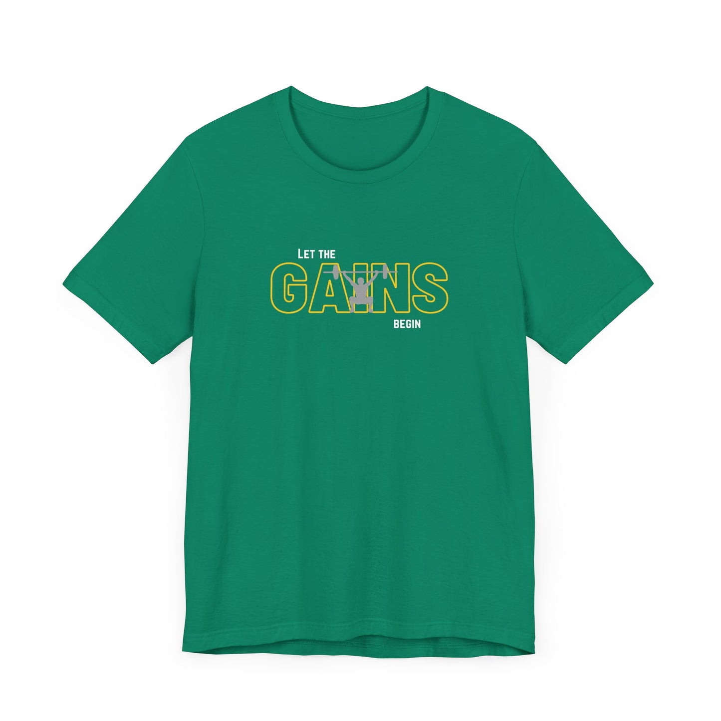 'Let the Gains Begin' - Men's T-Shirt