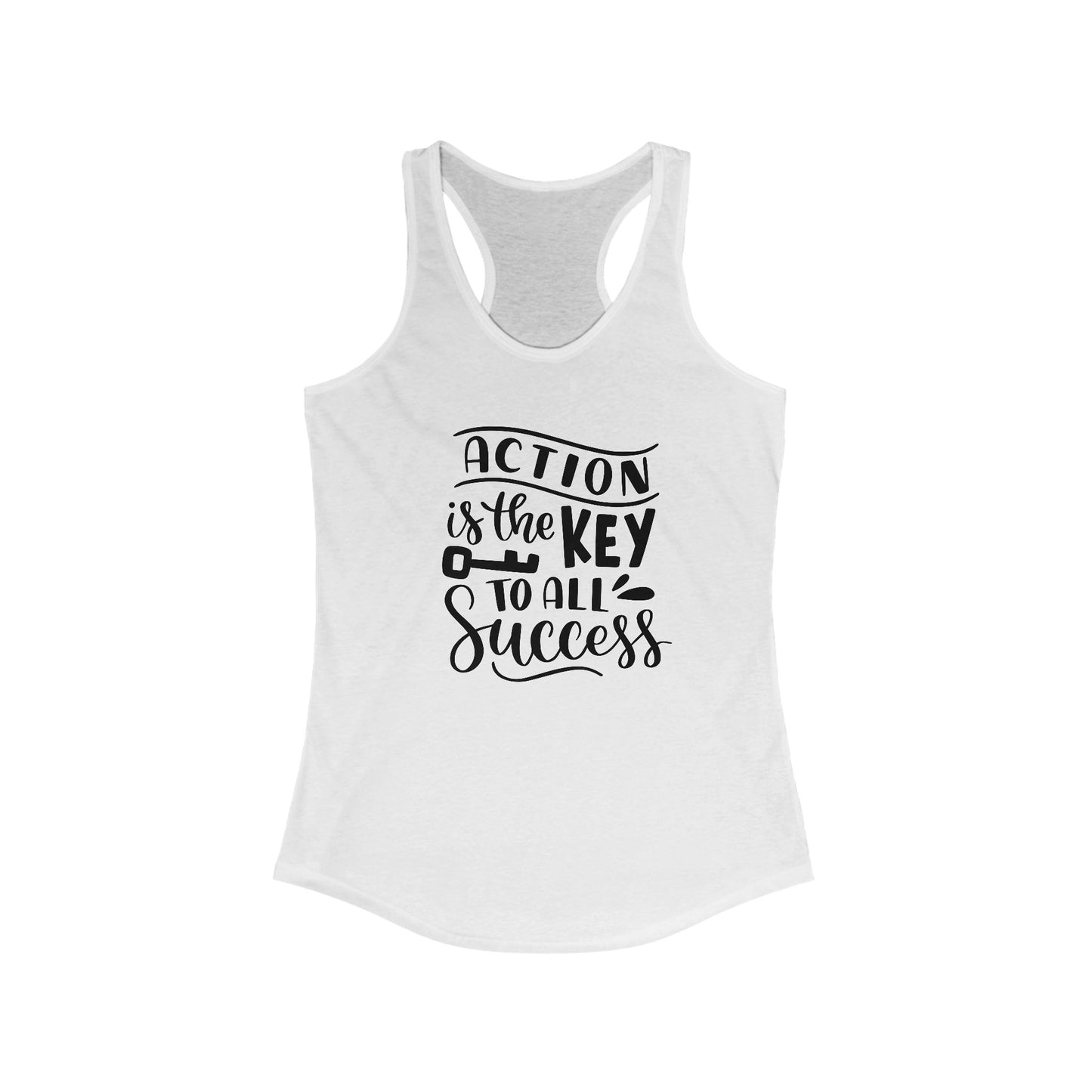 Action is the Key Women's Tank