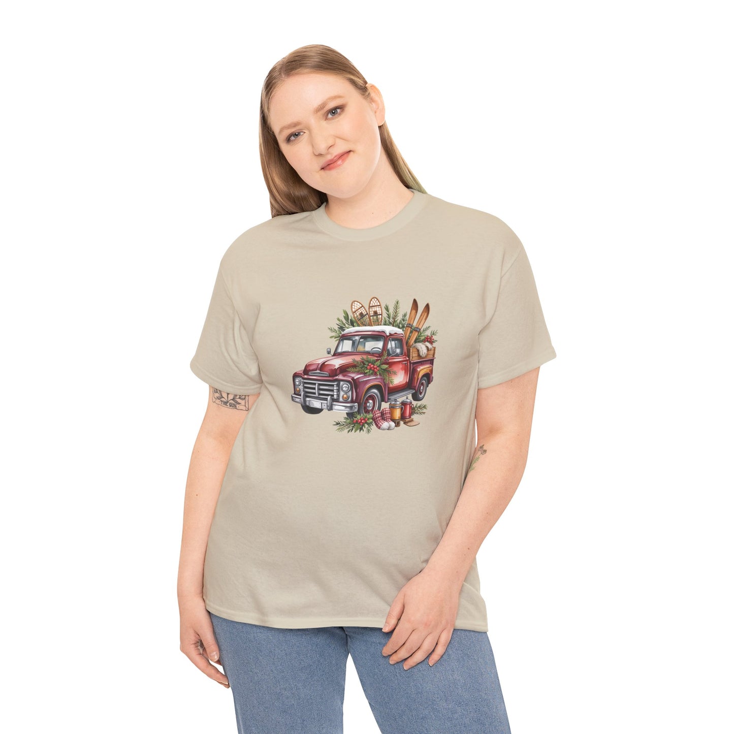 Retro Holiday Truck Women's T-Shirt