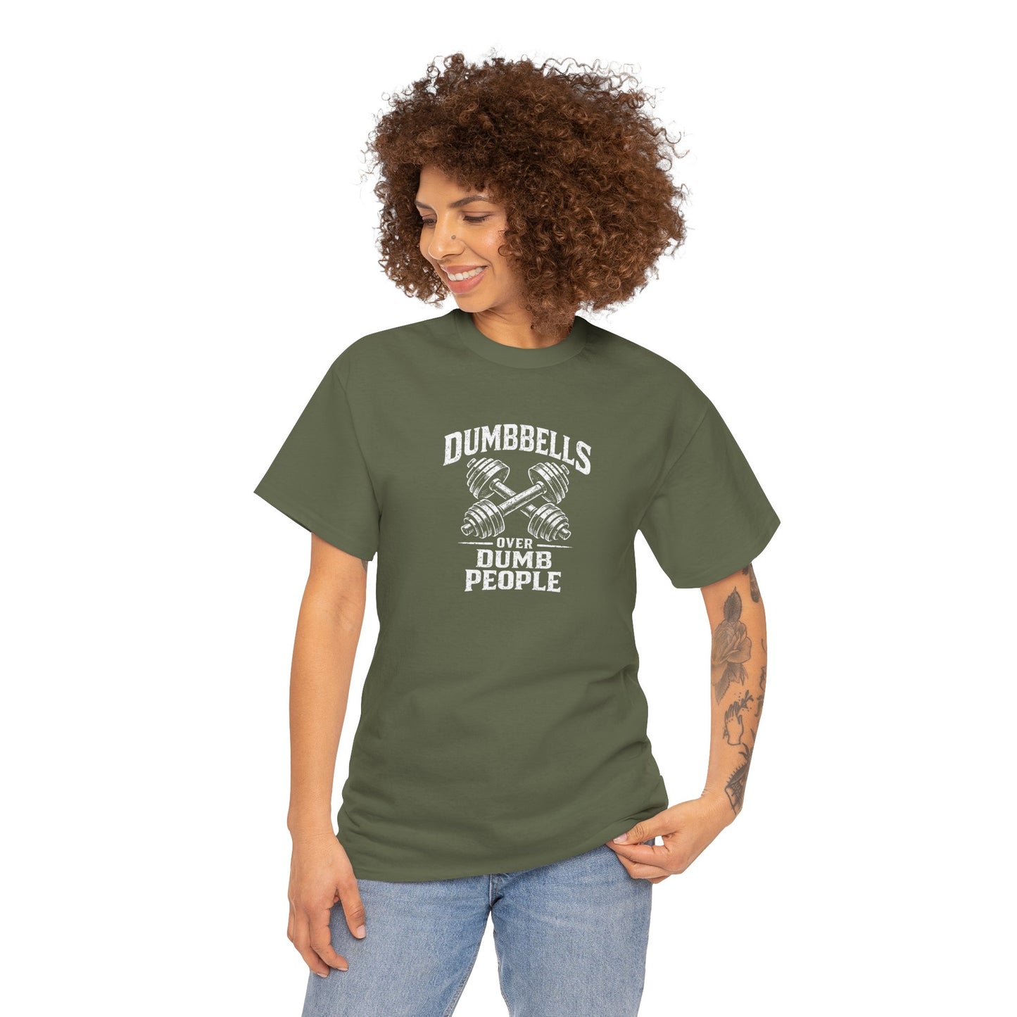 Dumbbells Over Dumb People T-Shirt