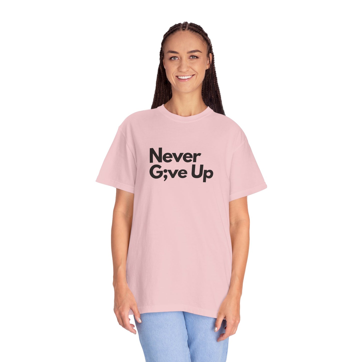 Never G;ve Up Women's T-Shirt