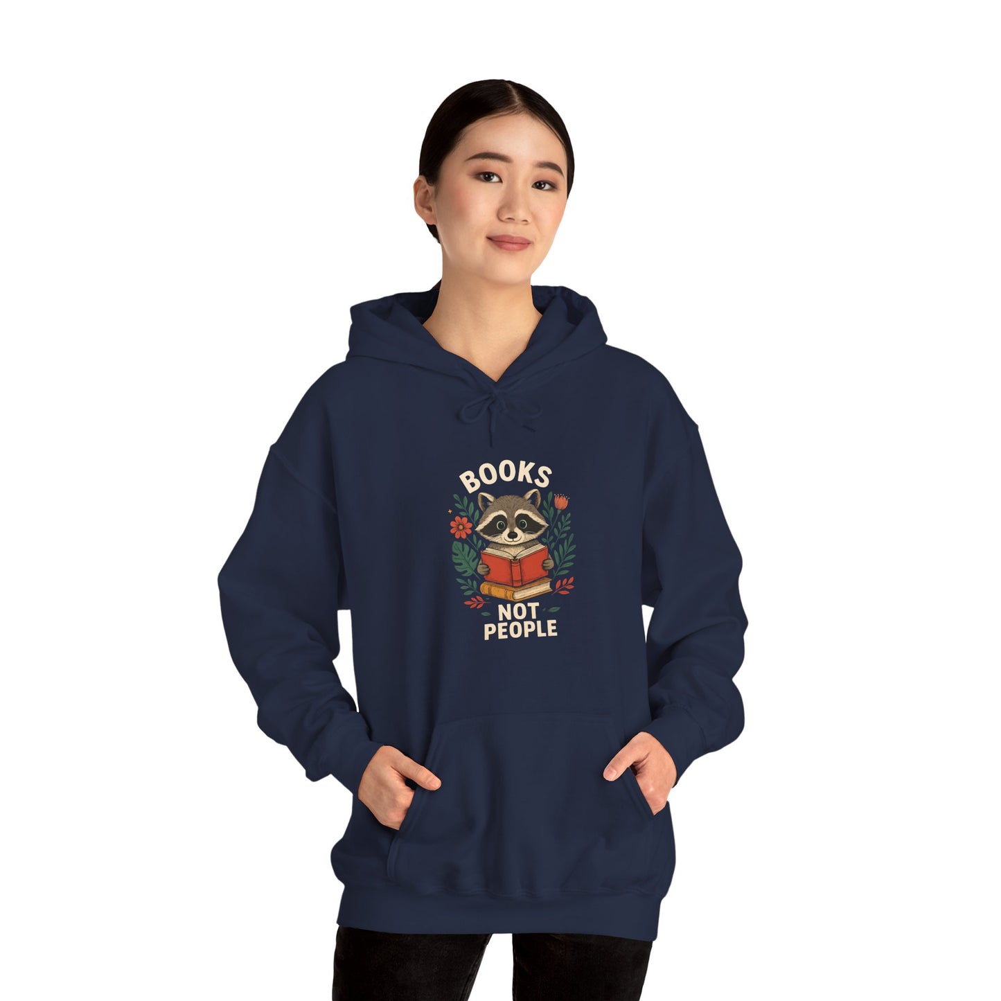 "Books Not People" Women's Hoodie