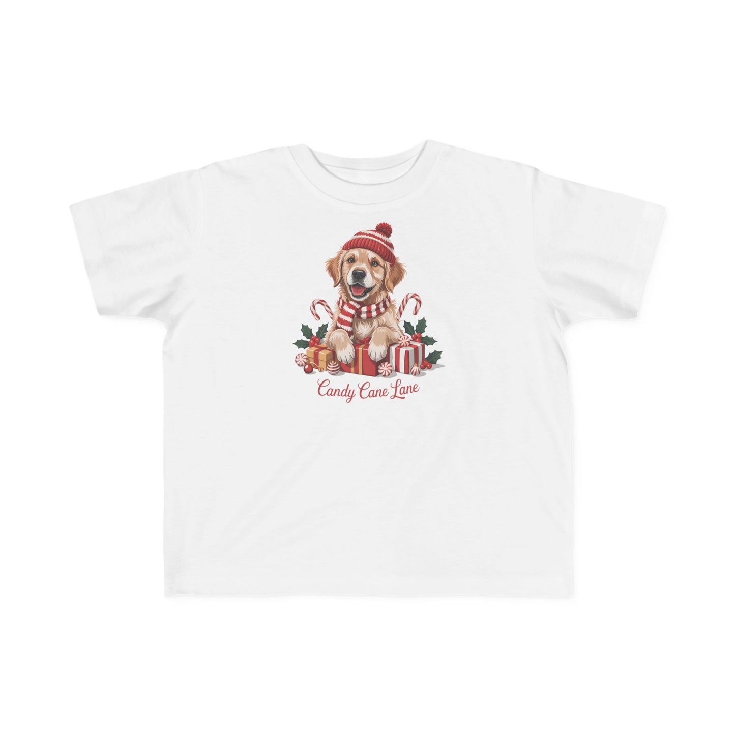 Golden Retriever Holiday Toddler T-Shirt