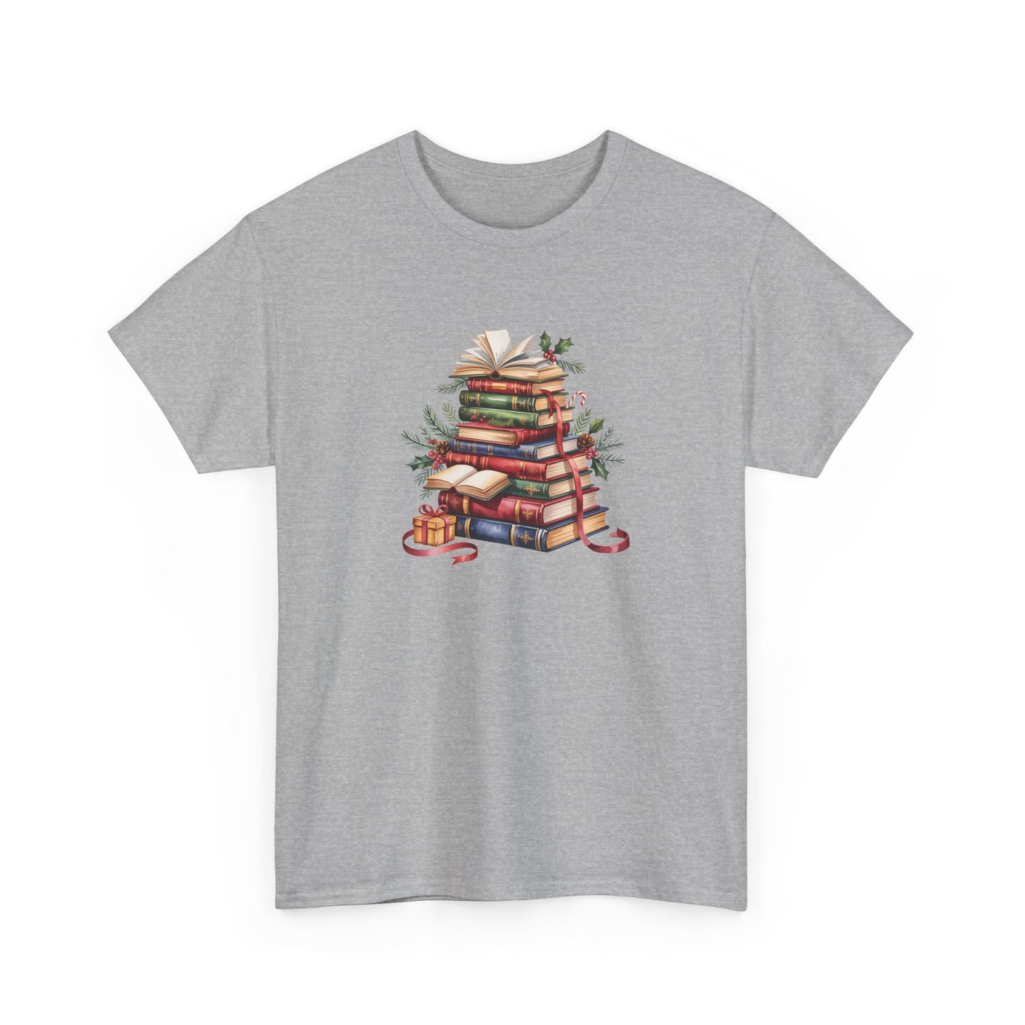 Vintage Booklover Holiday T-Shirt