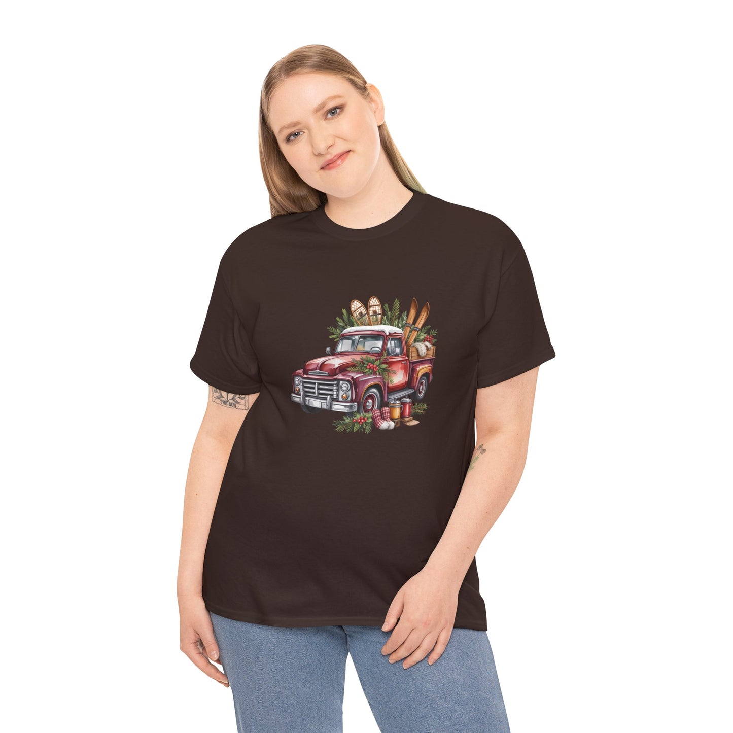 Retro Holiday Truck Women's T-Shirt