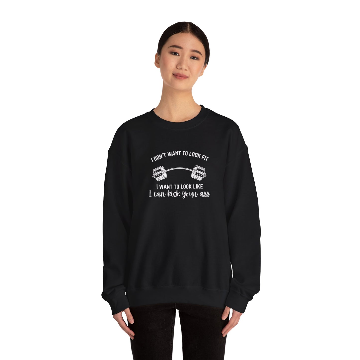 Badass Women's Gym Crewneck