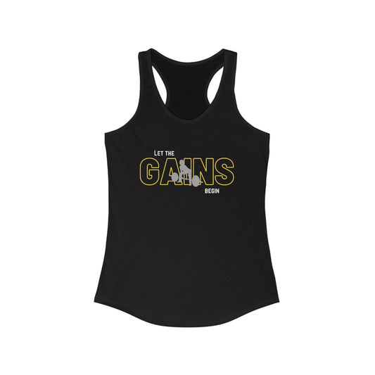 'Let the Gains Begin' Women's Tank