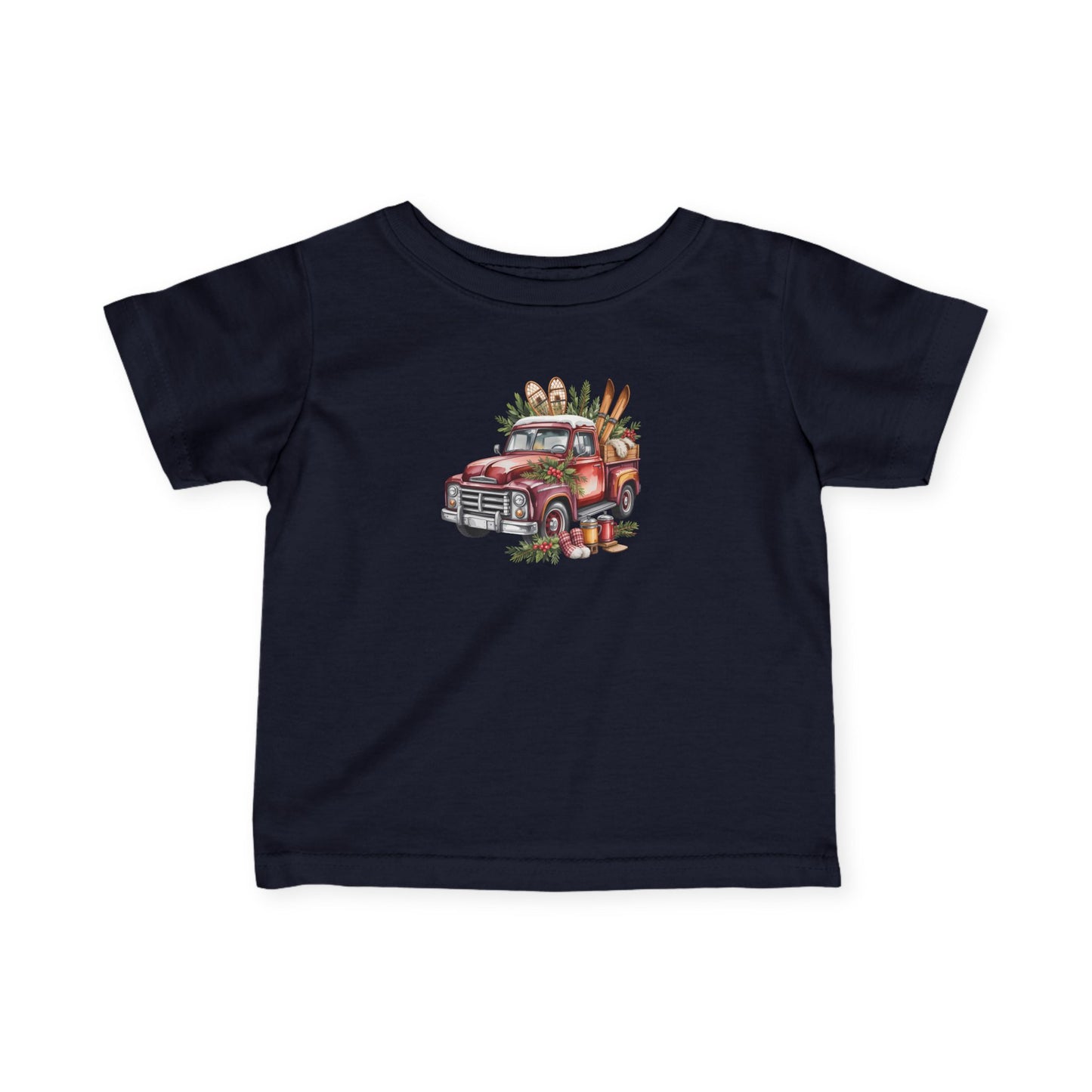 Retro Holiday Truck Infant Tee