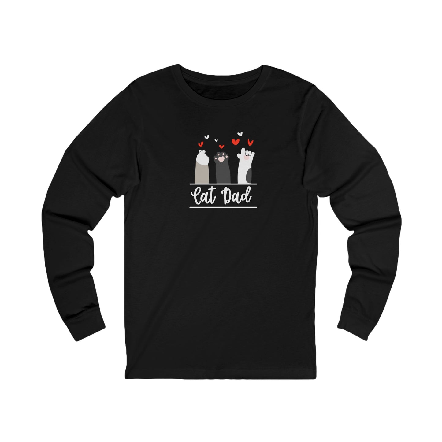 Cat Dad Men's Long Sleeve