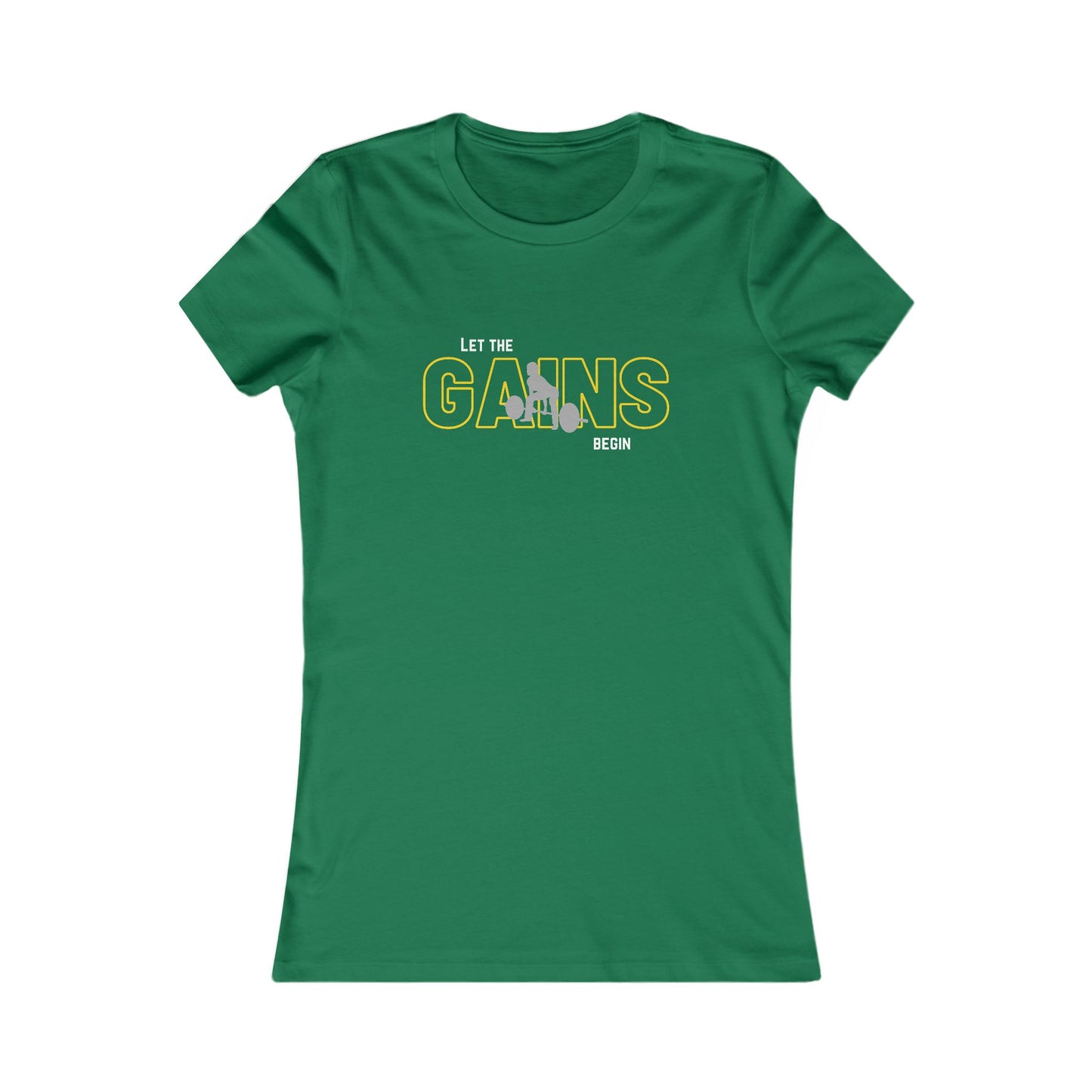'Let the Gains Begin' Women's T-Shirt