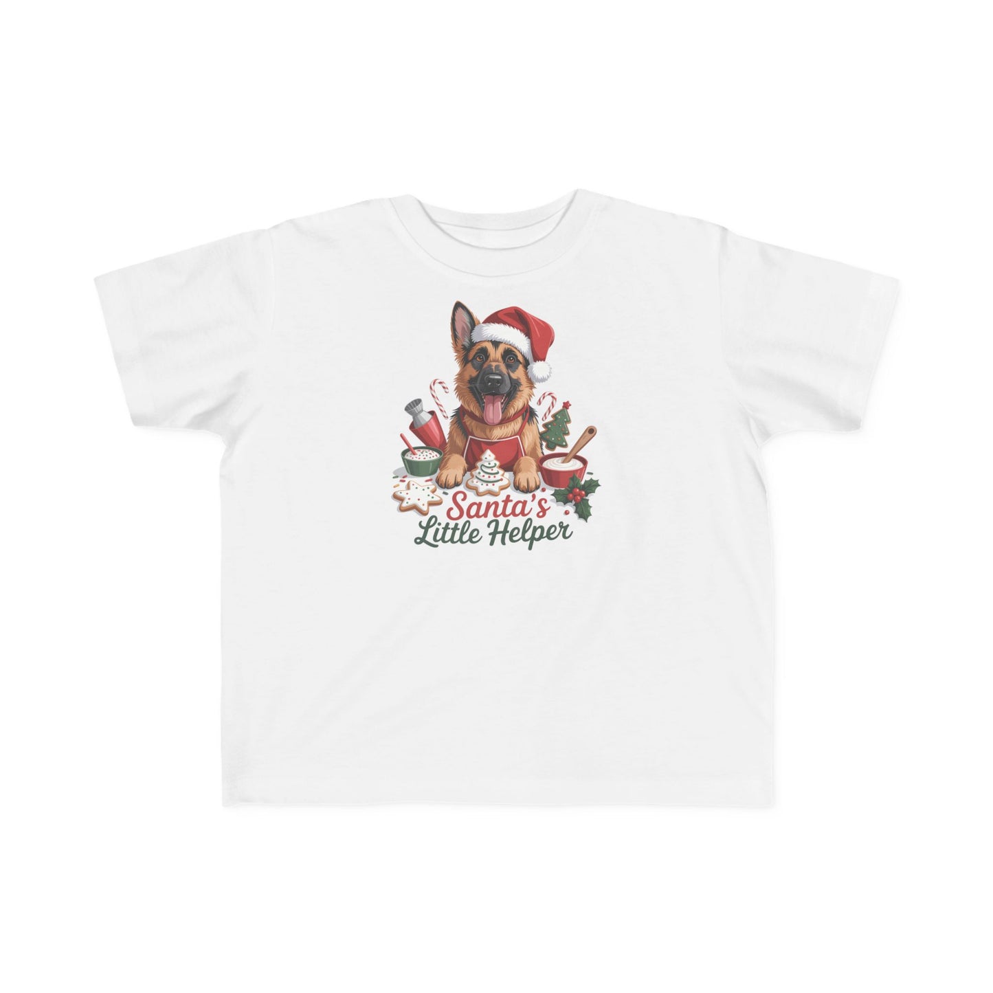 German Shepherd Holiday Toddler T-Shirt