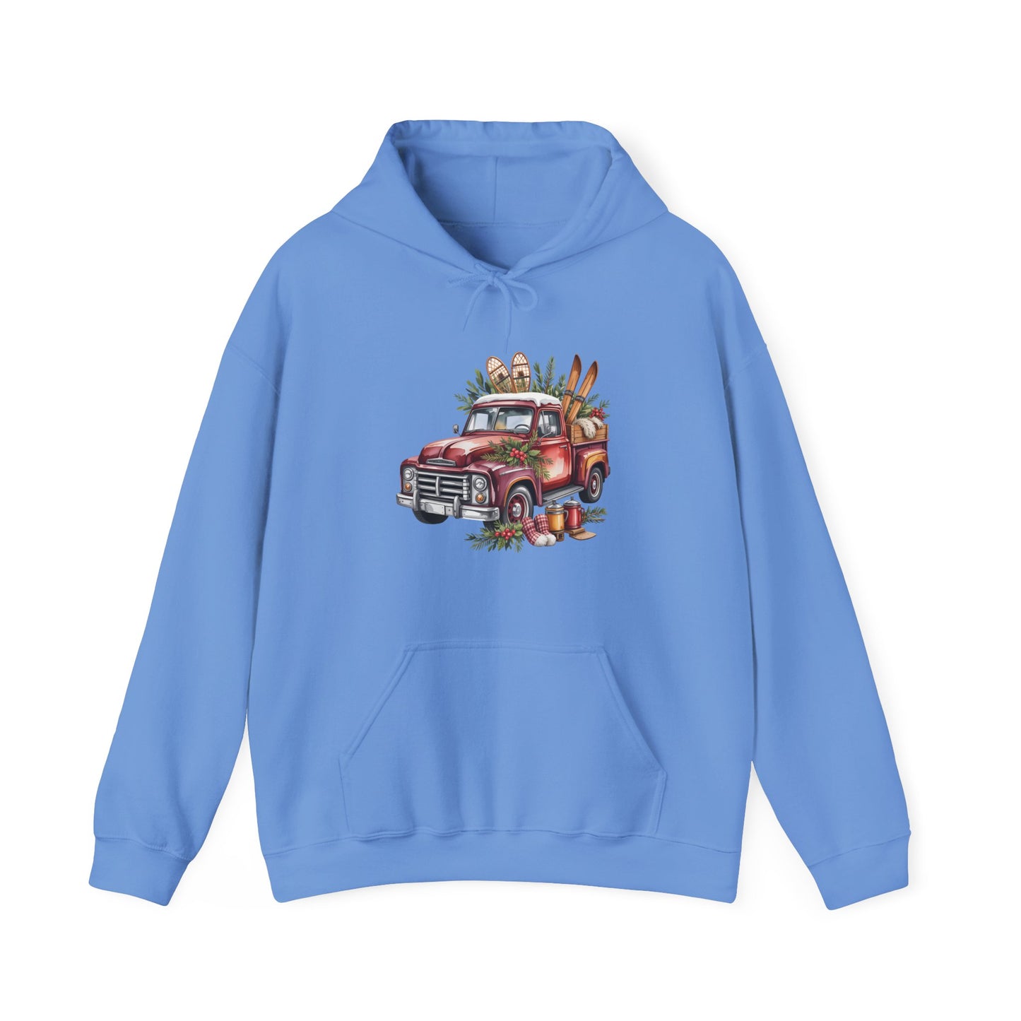 Retro Holiday Truck Hoodie
