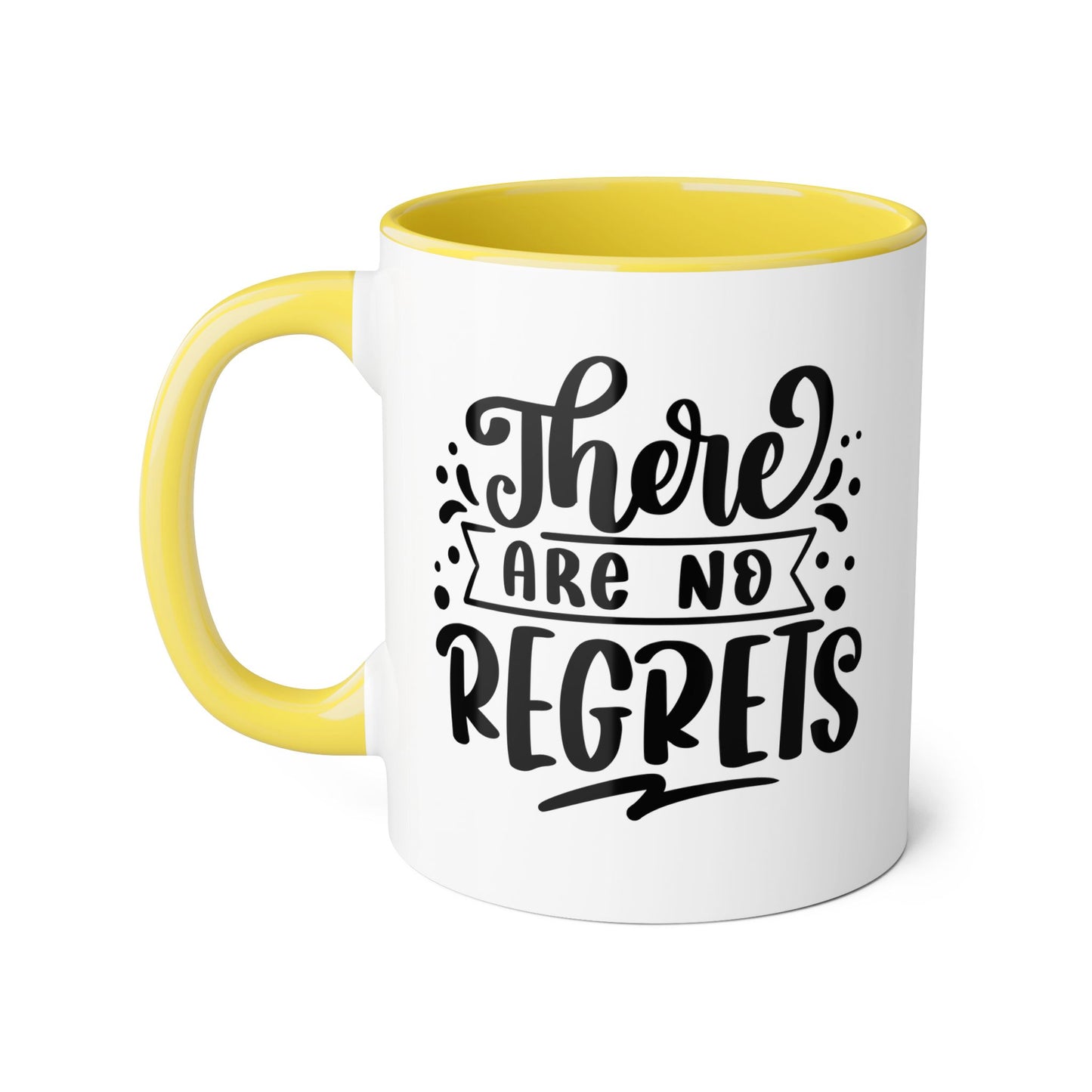 No Regrets 2 Tone Mug