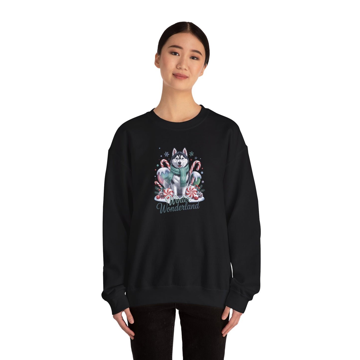 Husky Holiday Women's Crewneck