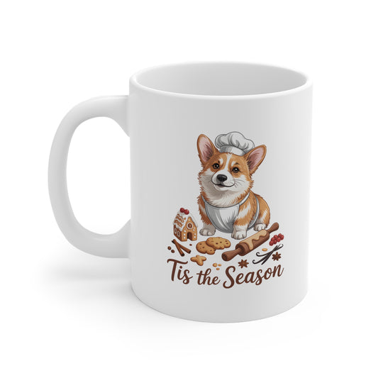 Corgi Holiday Mug