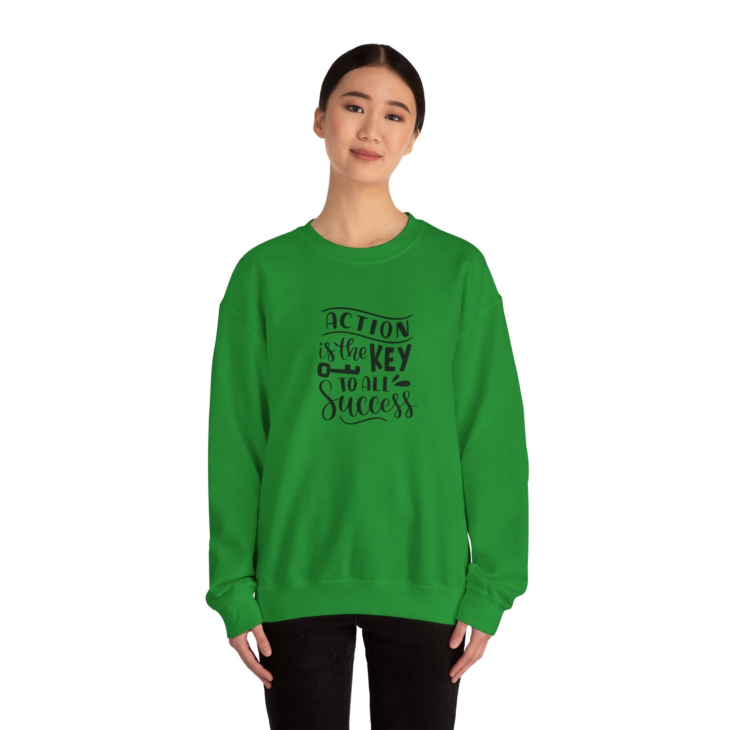 Action Key to Success Women's Crewneck
