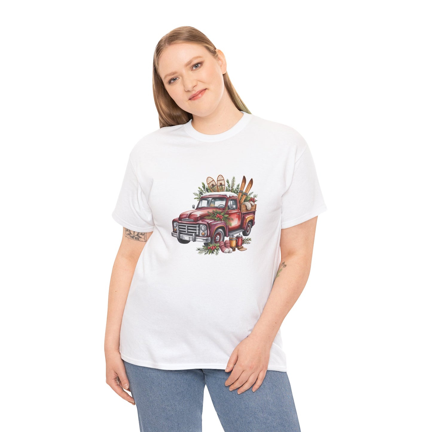 Retro Holiday Truck Women's T-Shirt