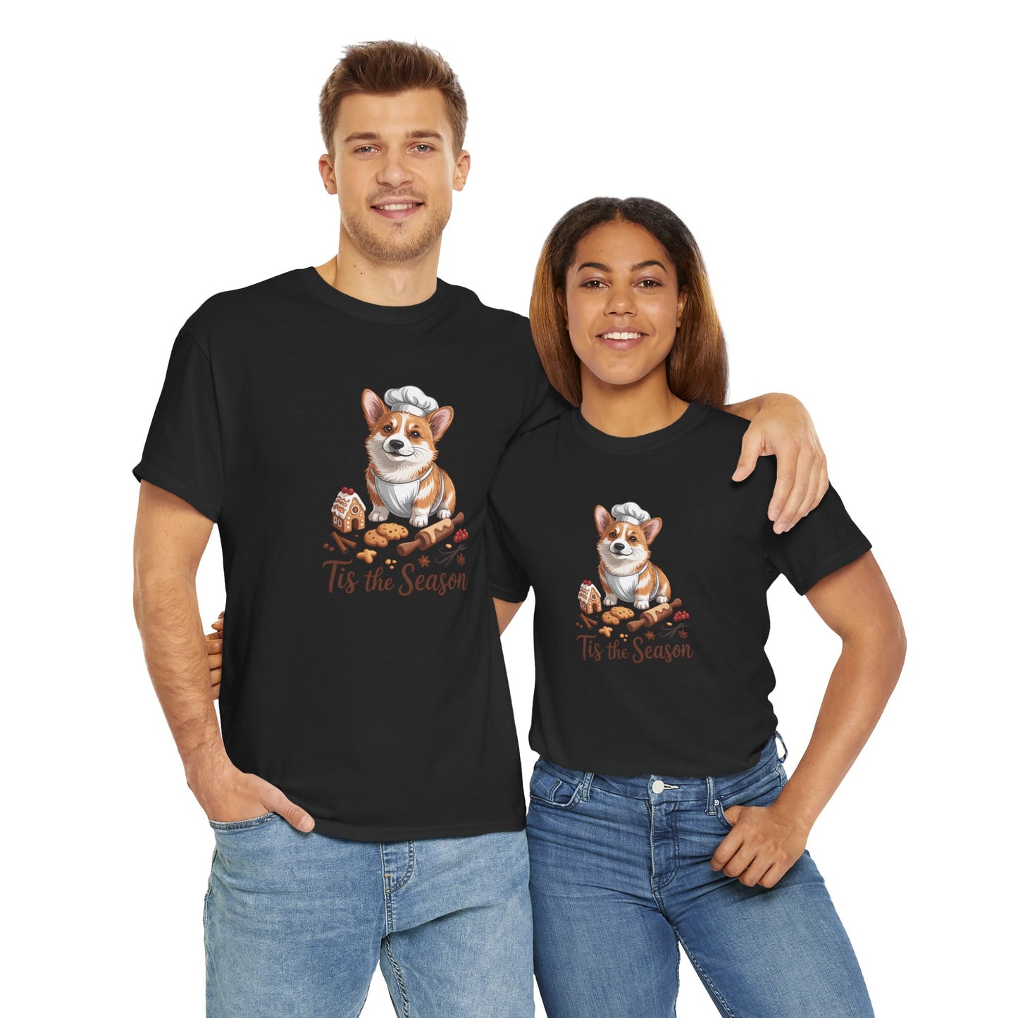 Corgi Holiday Men's T-Shirt