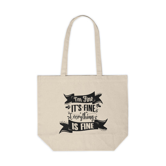 I'm Fine Canvas Bag