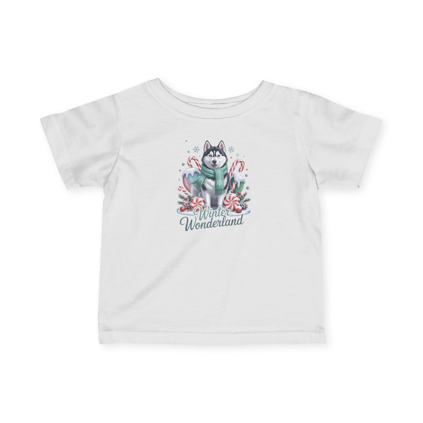 Husky Holiday Infant T-Shirt