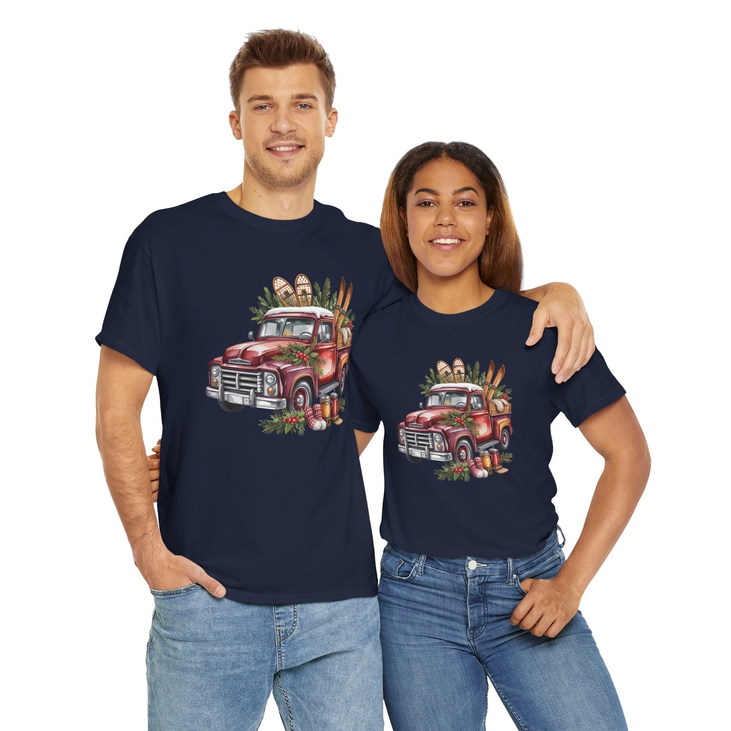 Retro Holiday Truck Men's T-Shirt
