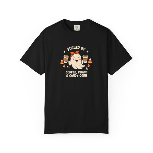 Coffee, Chaos & Candy Corn Women's T-Shirt