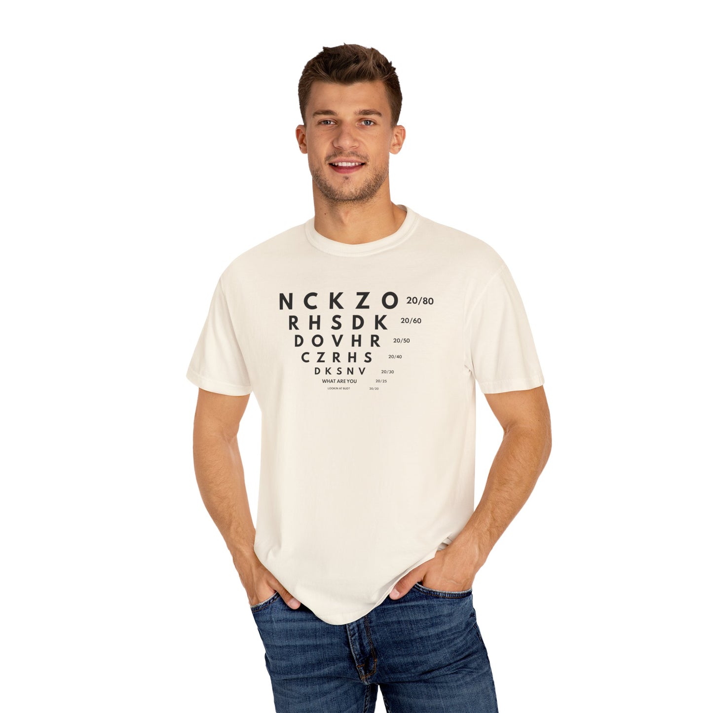Vision Test Funny Men's T-Shirt