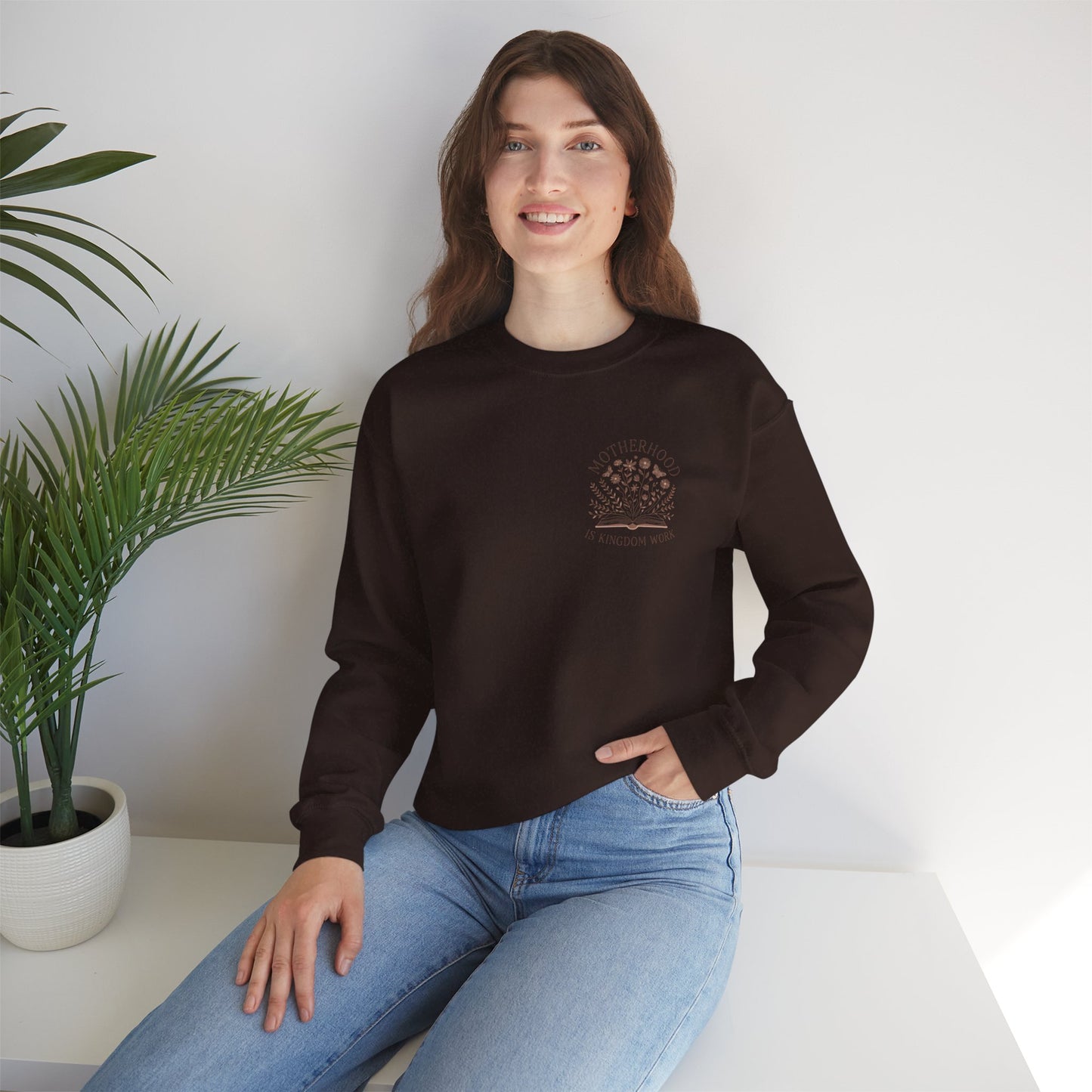 Motherhood is Kingdom Work Crewneck