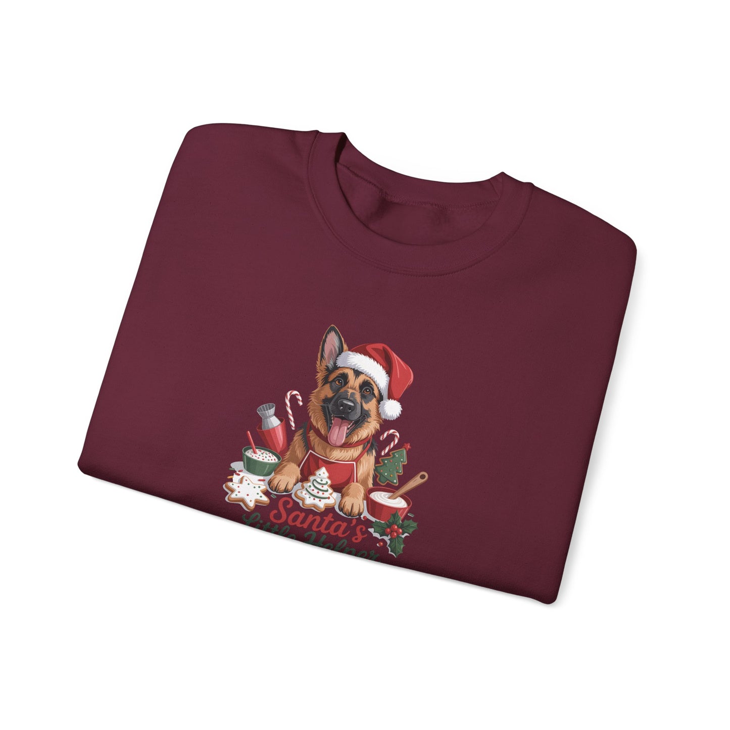 German Shepherd Holiday Women's Crewneck