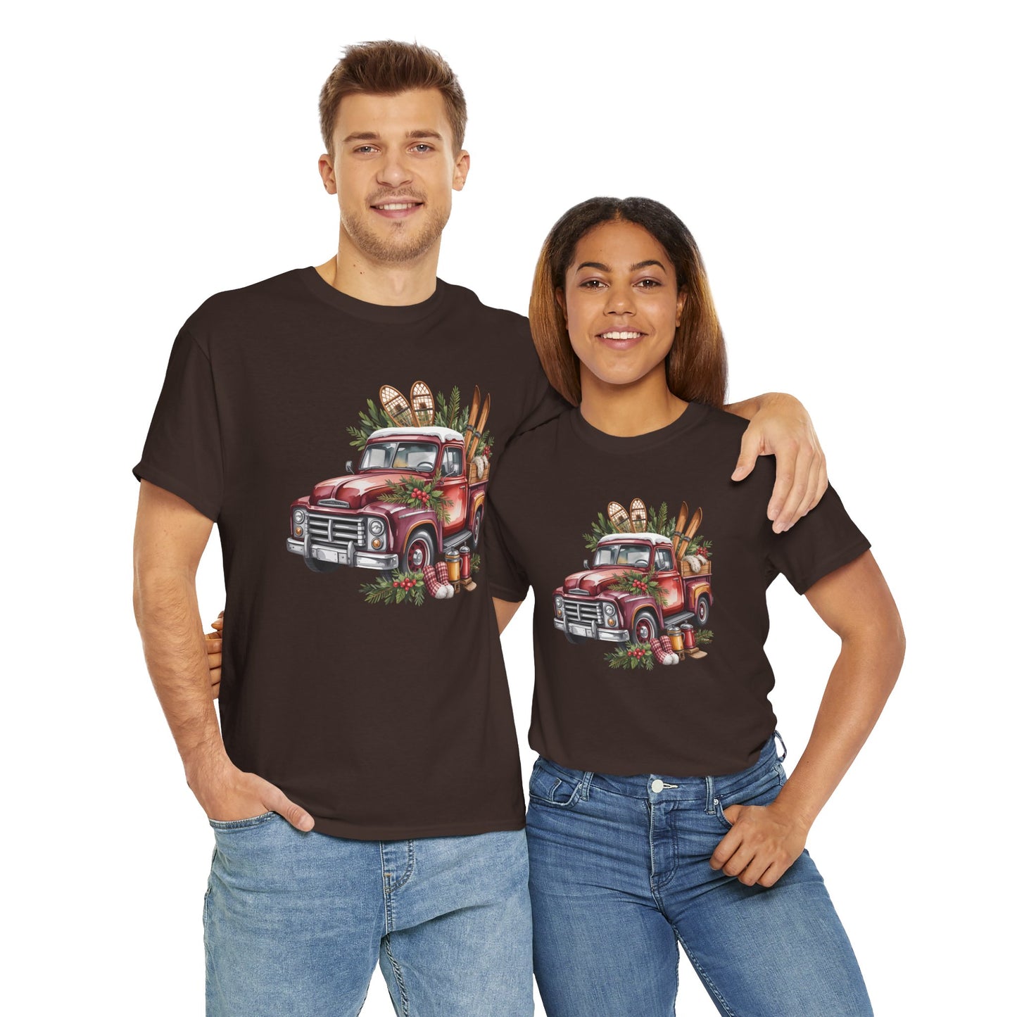 Retro Holiday Truck Men's T-Shirt