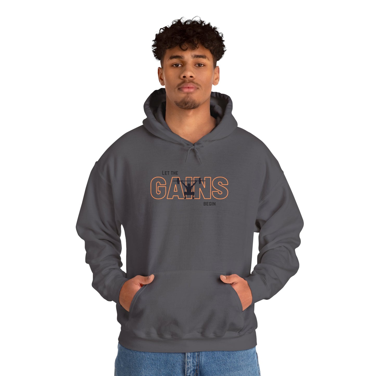 'Let the Gains Begin' Men's Hoodie