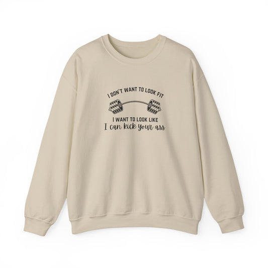 Badass Women's Gym Crewneck
