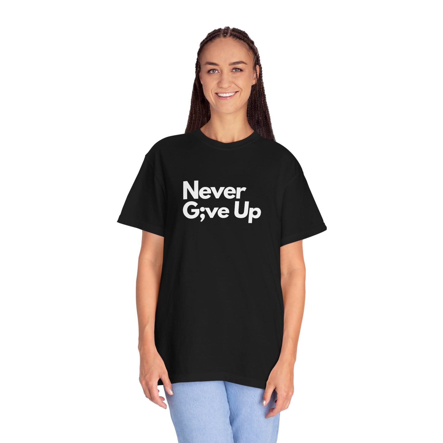 Never G;ve Up Women's T-Shirt
