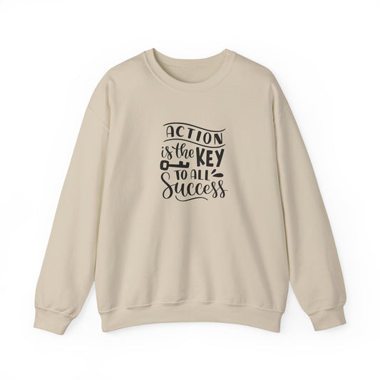 Action Key to Success Women's Crewneck