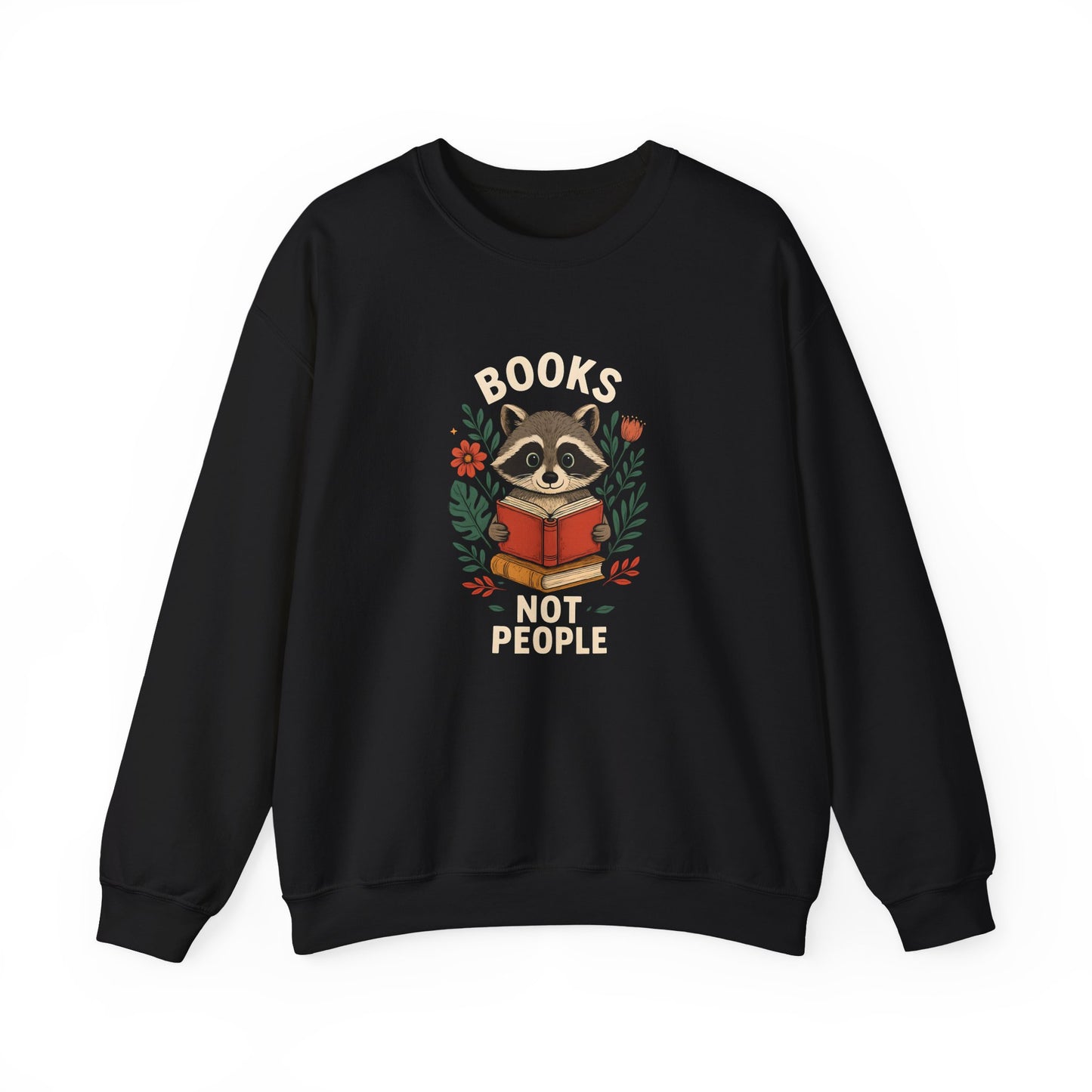 "Books Not People" Women's Crewneck