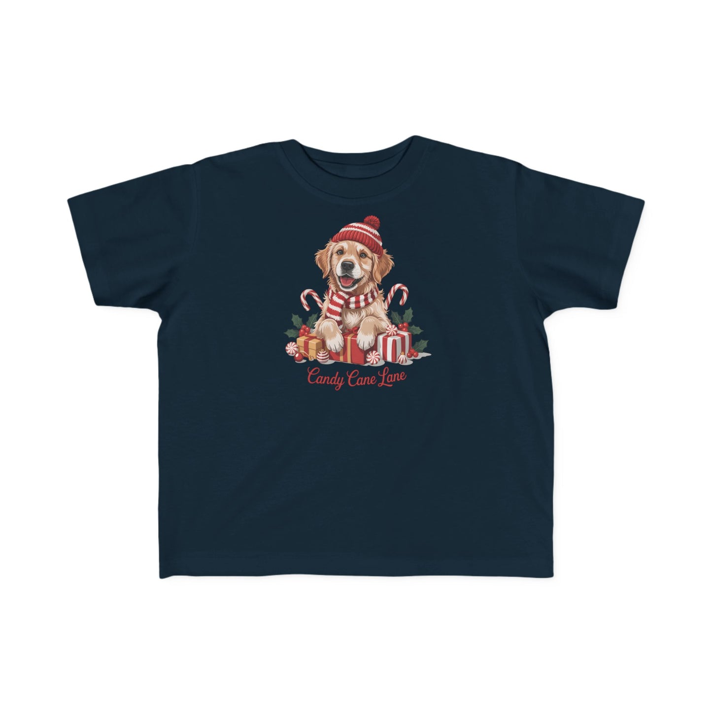 Golden Retriever Holiday Toddler T-Shirt