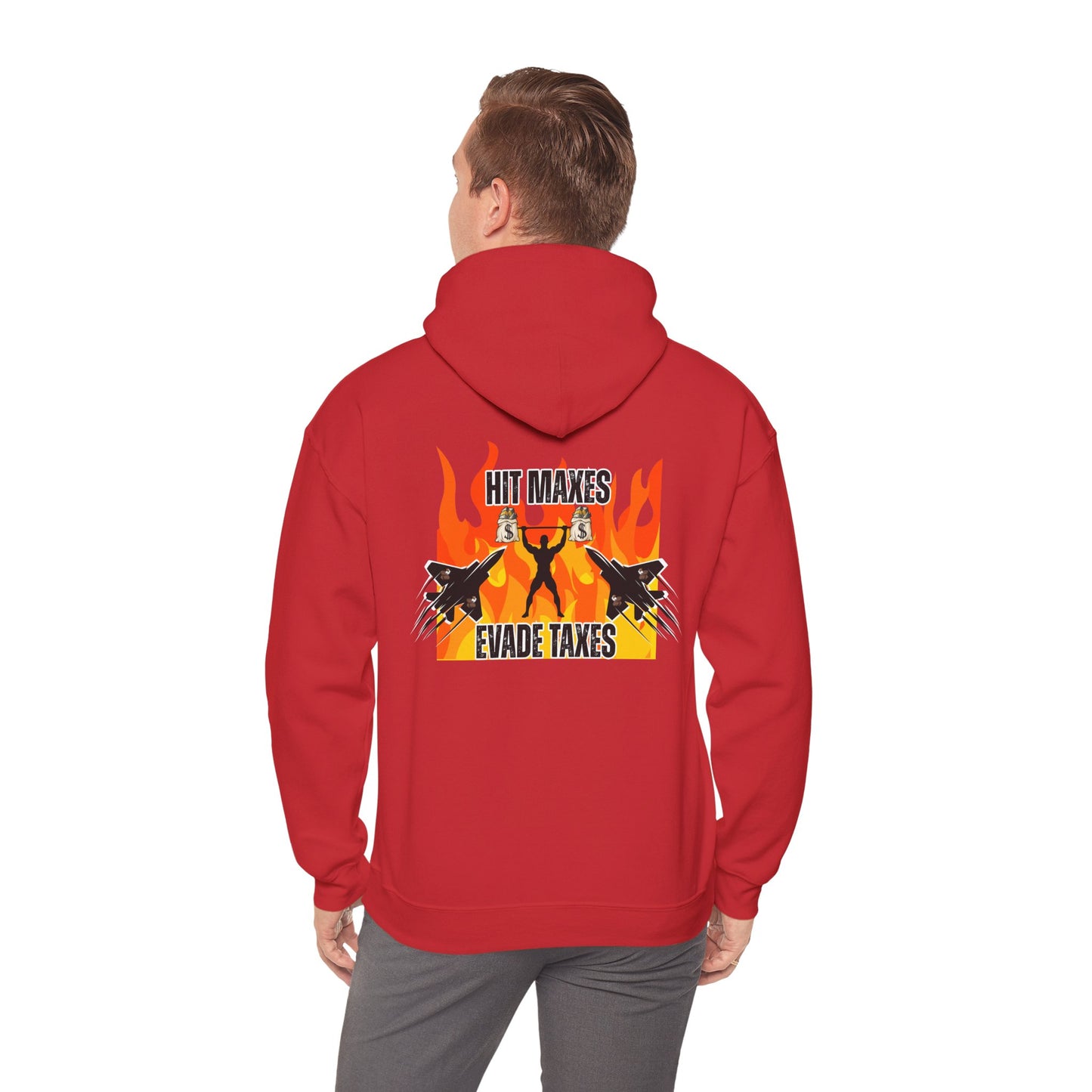 Hit Maxes Evade Taxes Men's Hoodie