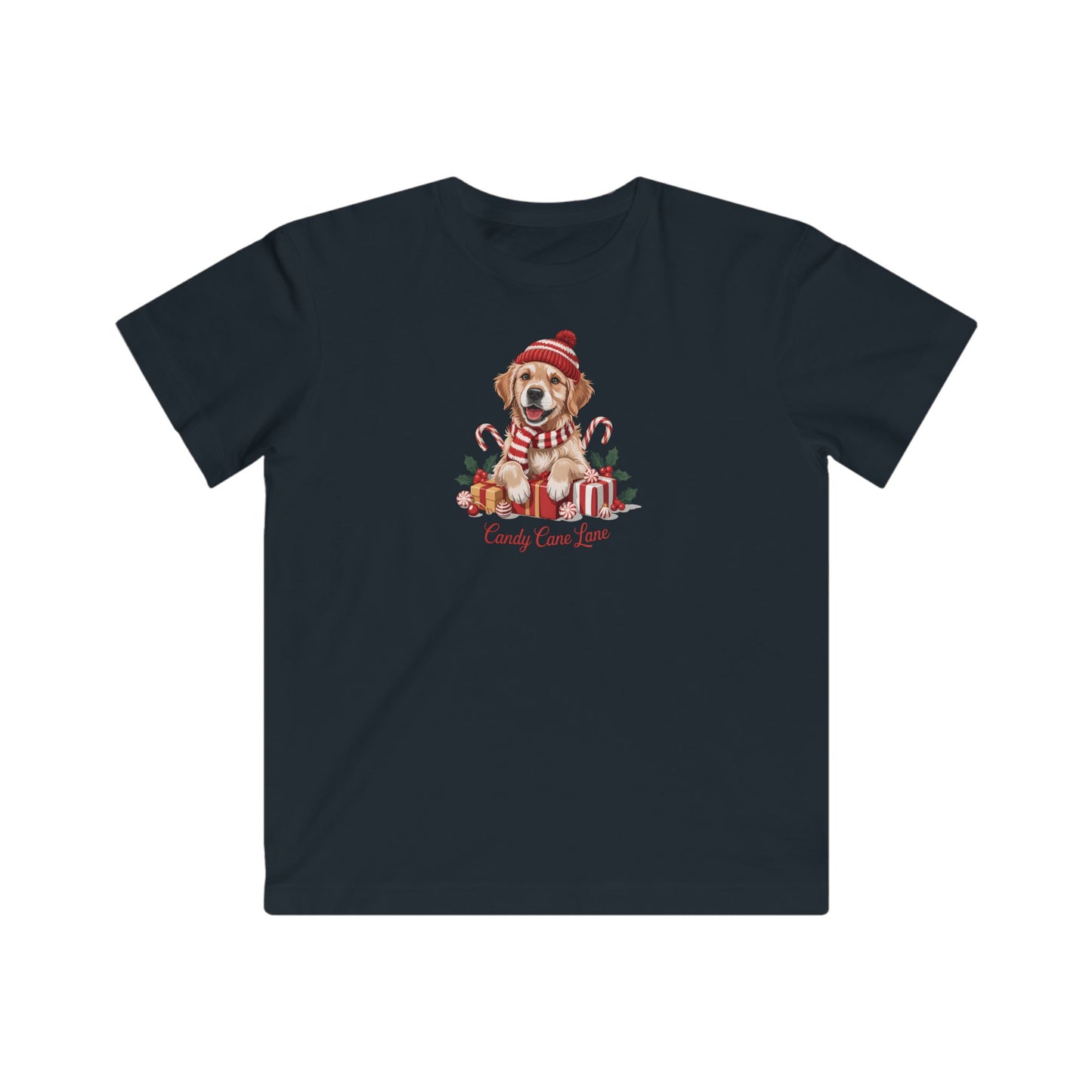 Golden Retriever Holiday Kid's T-Shirt