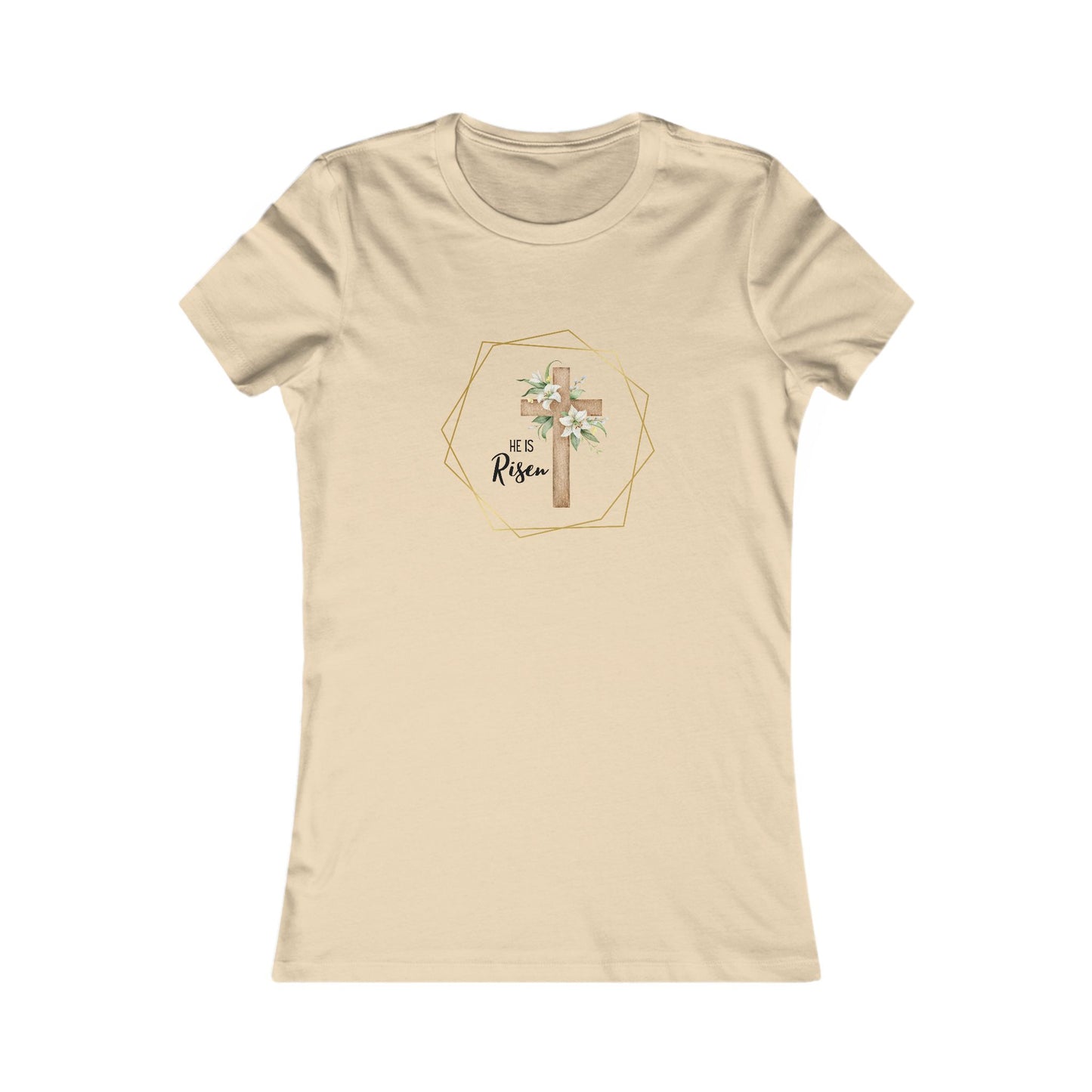 "He Is Risen" Floral Women's T-Shirt