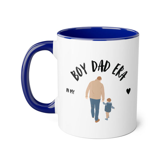 Boy Dad Era 2 Tone Mug