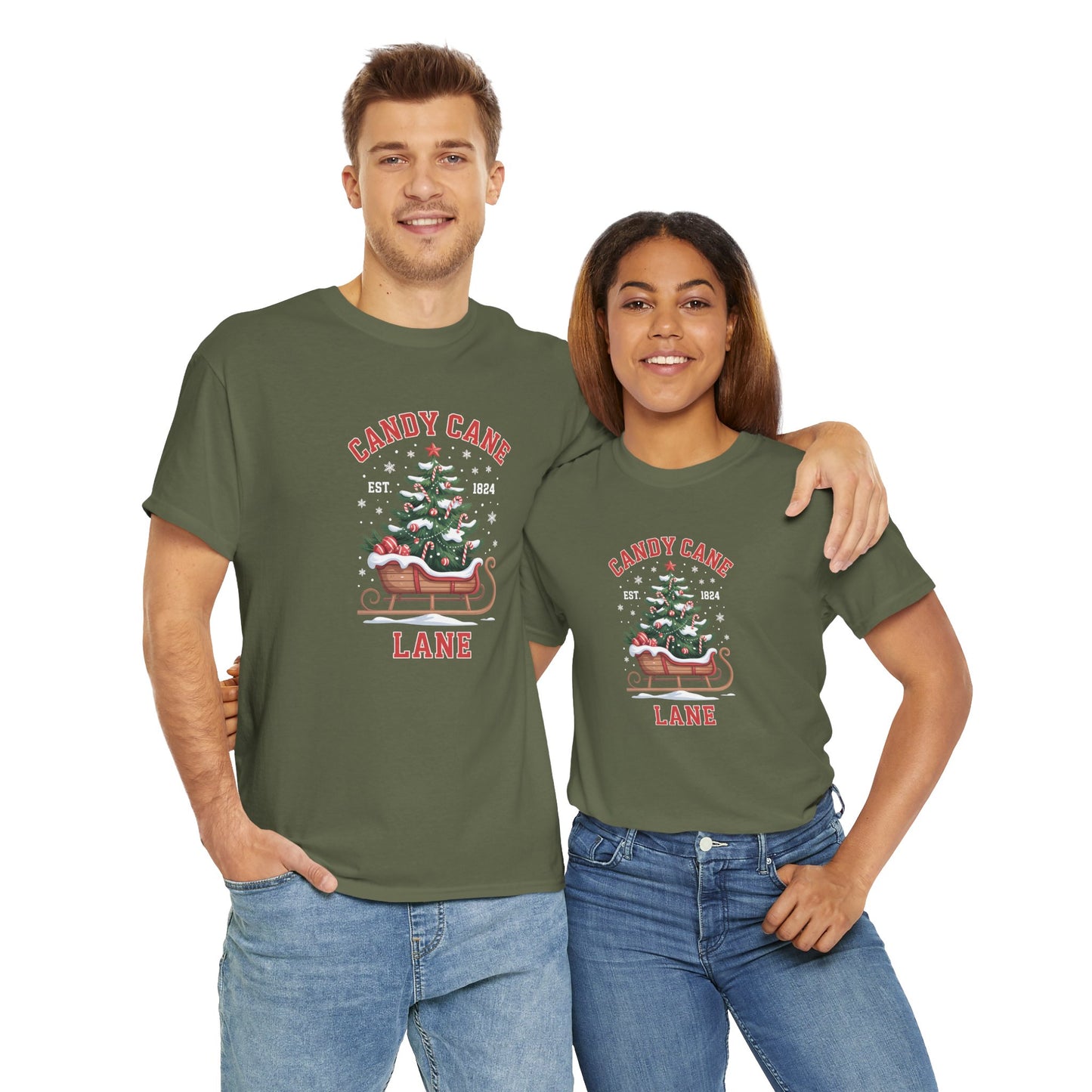 Candy Cane Lane Men's T-Shirt