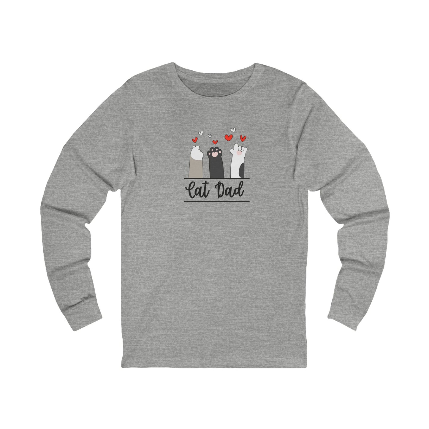 Cat Dad Men's Long Sleeve
