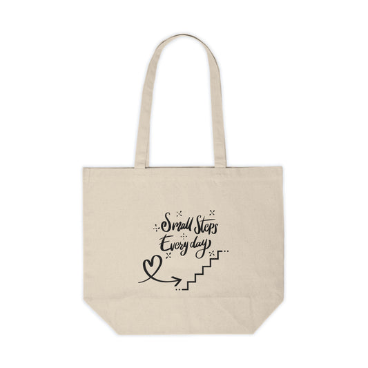 Small Steps Every Day Canvas Bag